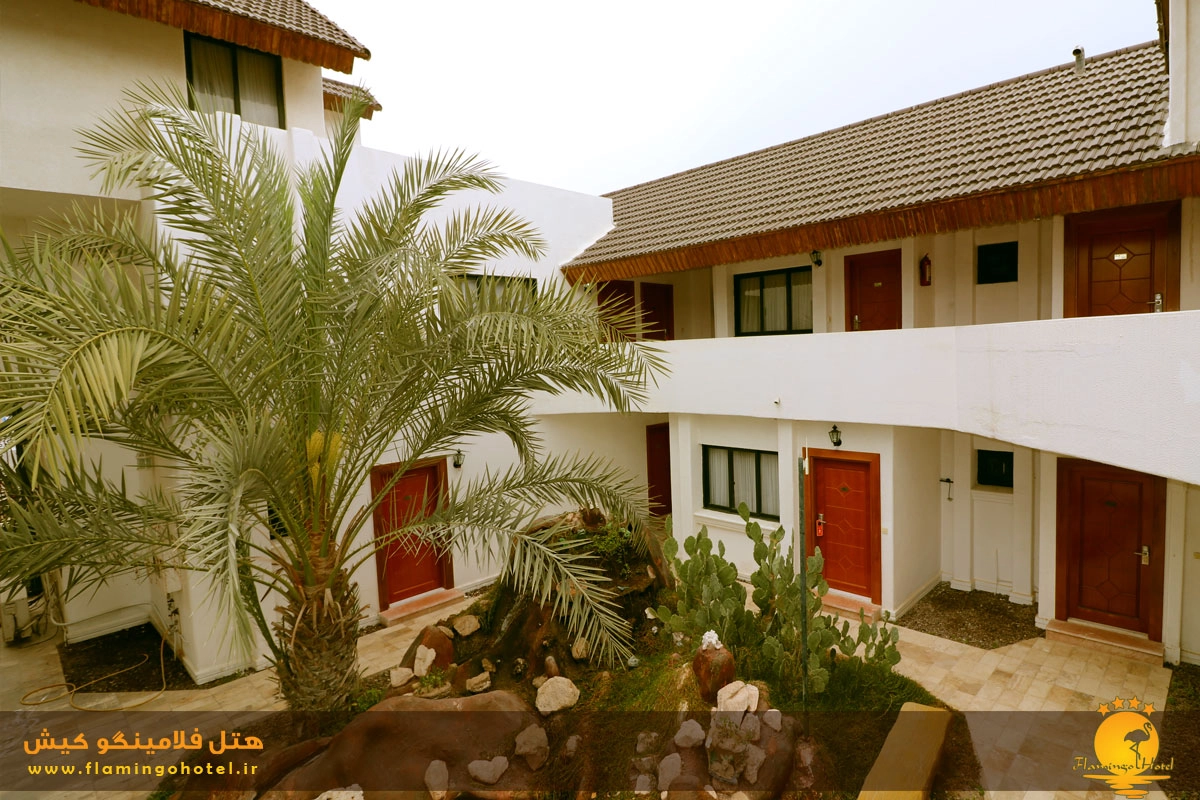 محوطه هتل فلامینگو کیش